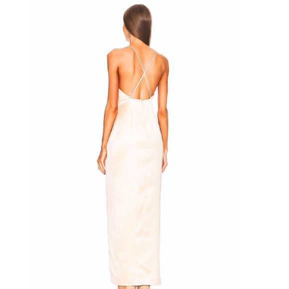 Michael Costello x REVOLVE Shea Maxi Dress in White – EUC Size Small - Picture 3 of 3